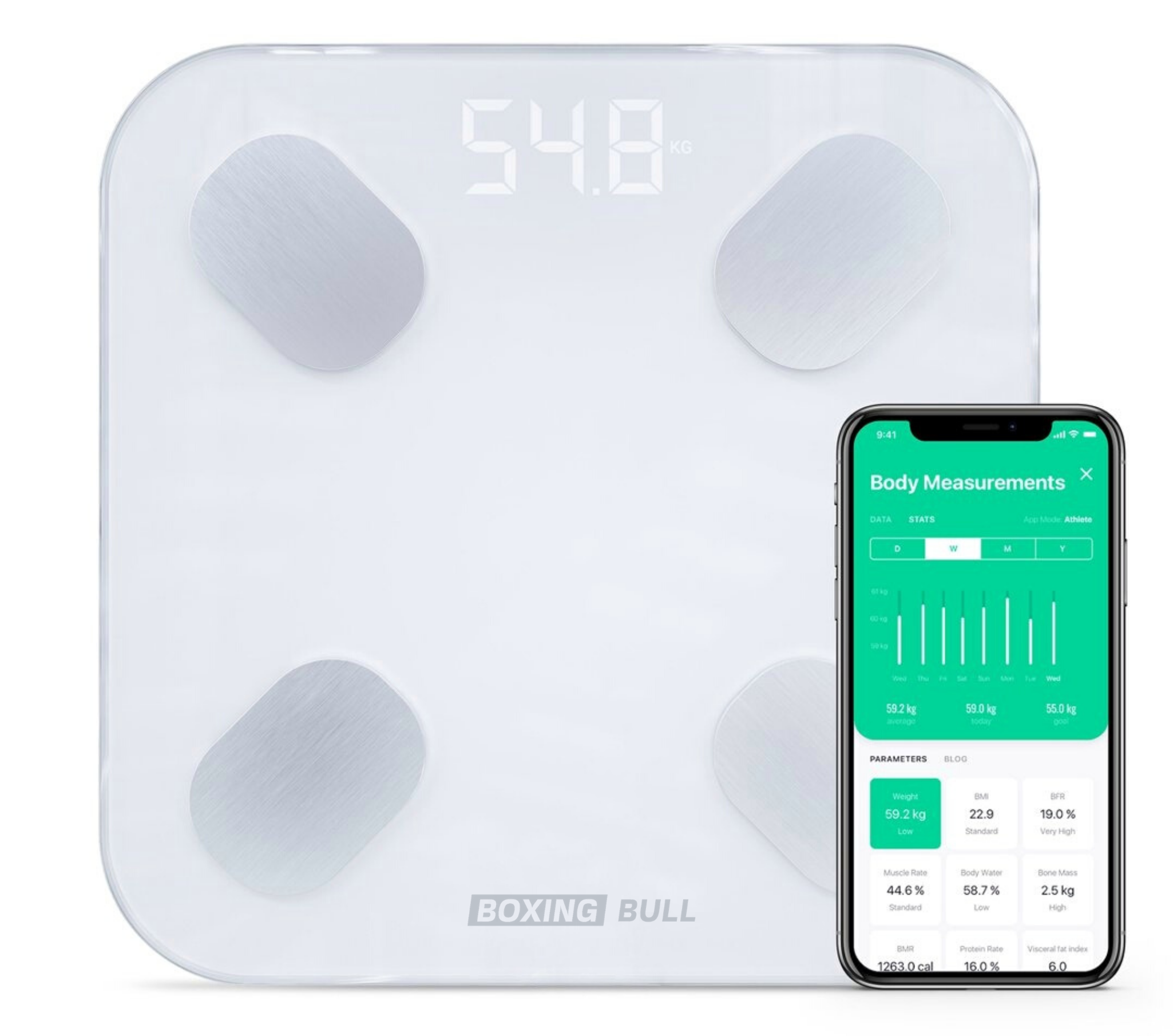 Boxing Bull® - Connected Scale | Fitness - BOXING BULL